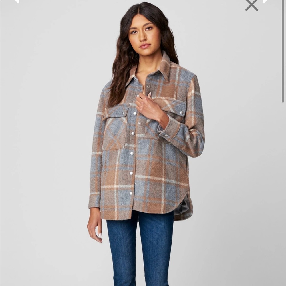 BlankNYC Plaid Shirt Shacket